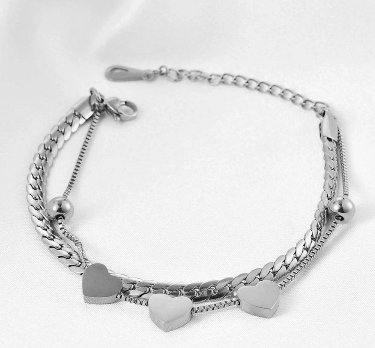 Braided Heart Bracelet