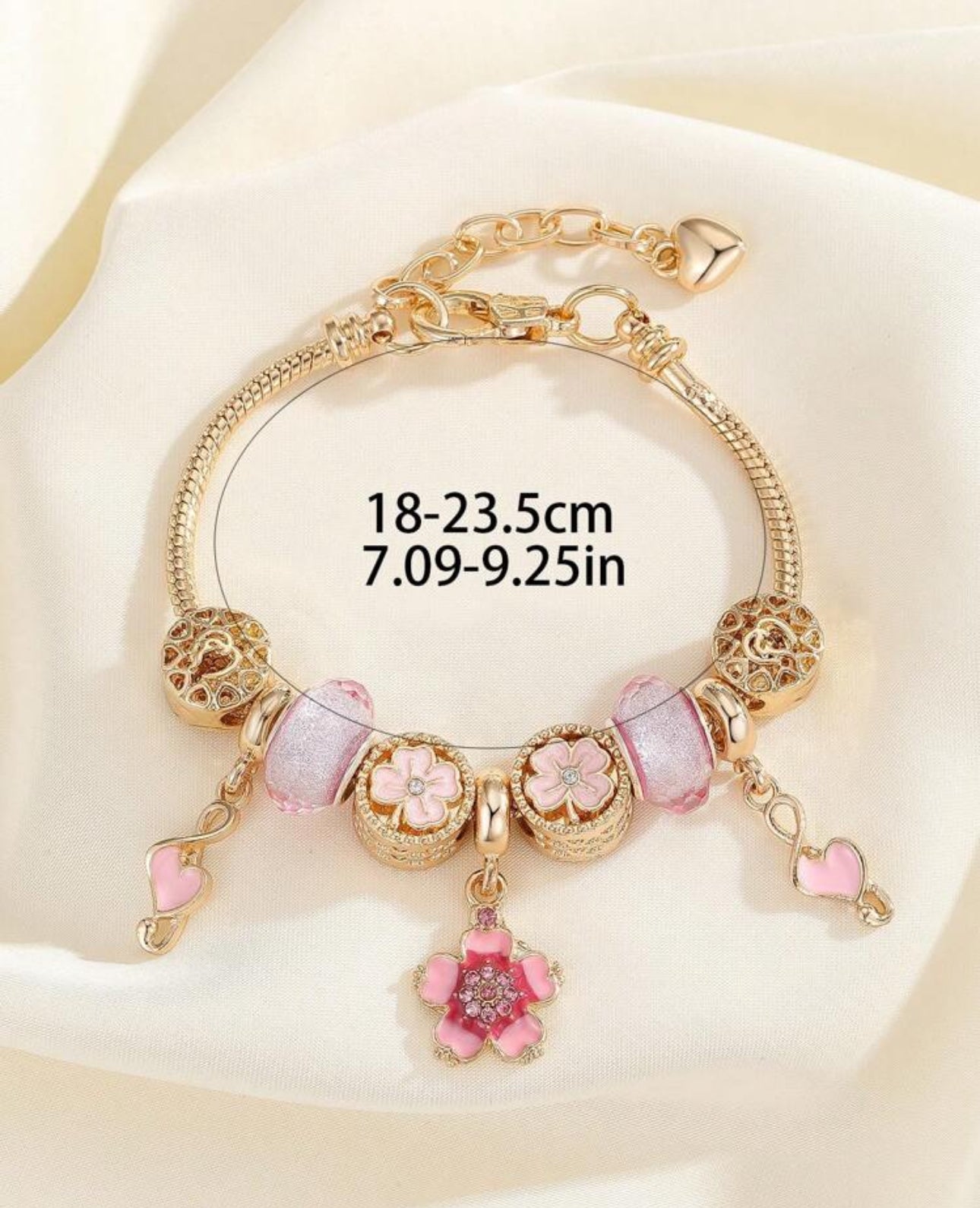 Flower Bomb Charm Bracelet