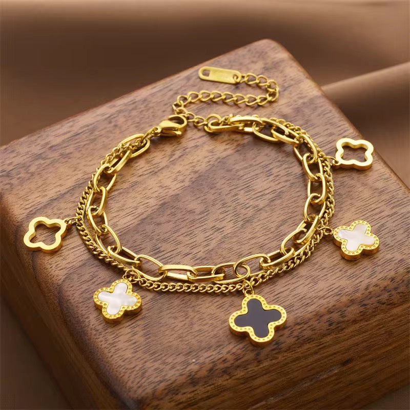 Four Leaf Clover Bracelet